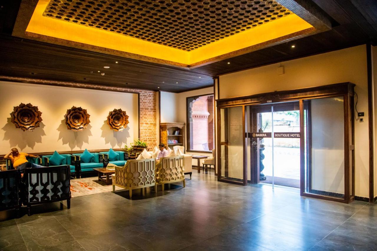Basera Boutique Hotel Kathmandu Buitenkant foto The lobby of the hotel