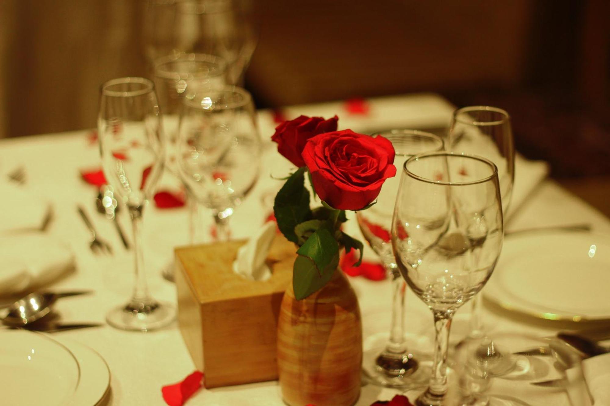 Basera Boutique Hotel Kathmandu Buitenkant foto A table set for a meal